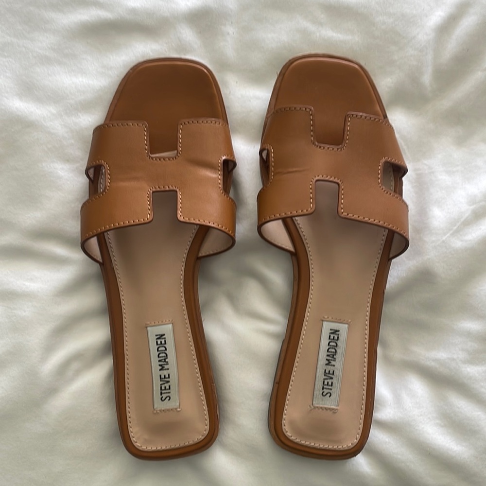 steve madden sandals, size 8.5, worn once great condition